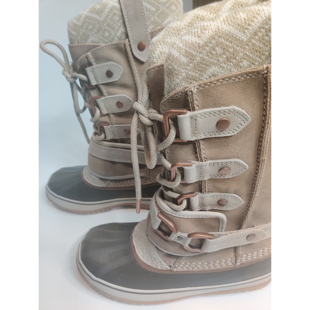 BNWB Sorel Joan of Arctic Premium Size 8 Oxford Tan - Picture 6 of 13